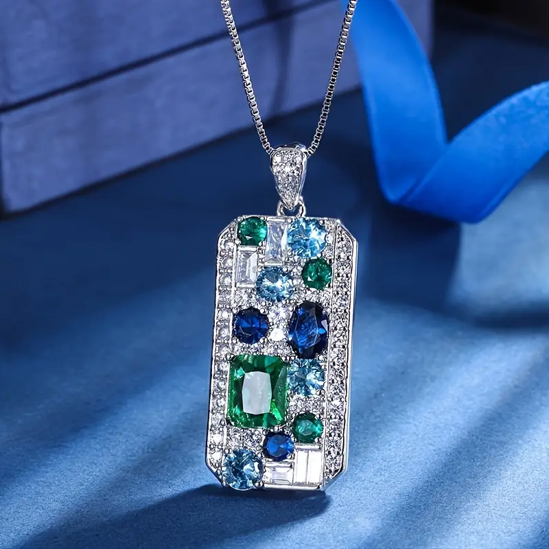Blue & Green Bright Necklace